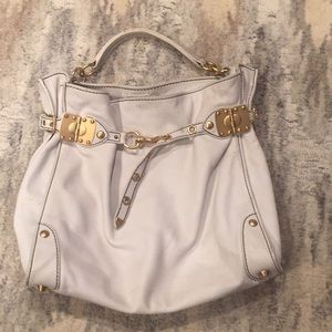 Miu Miu Off White Large Leather Satchel